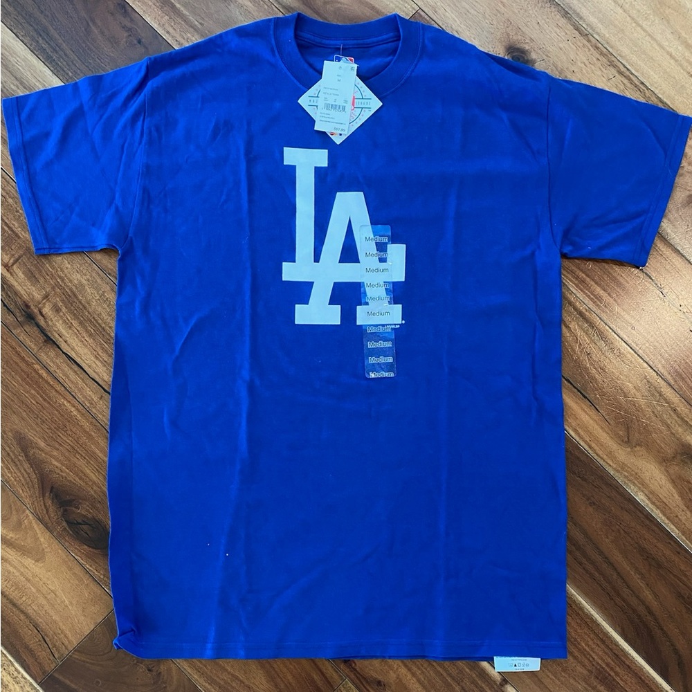 NEW MLB LA Dodgers Short Sleeve Tee Size M